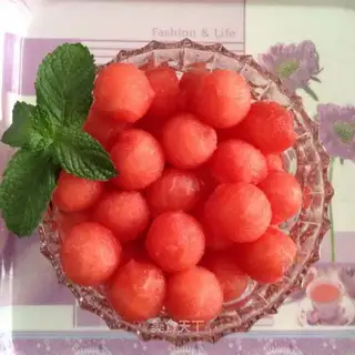 Cool watermelon ball