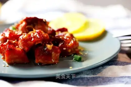 Garlic roasted ribs