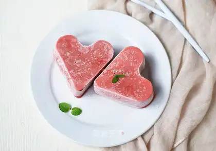 Green bean almond mousse
