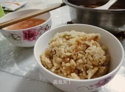 Meat rice