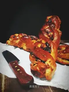 Half-wheat braid bread