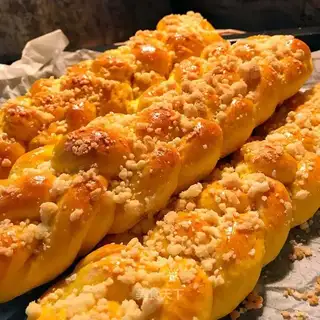 Pumpkin pigtail bag