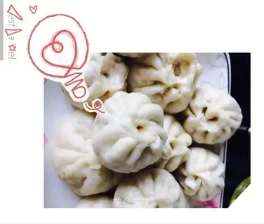 Frozen meat buns