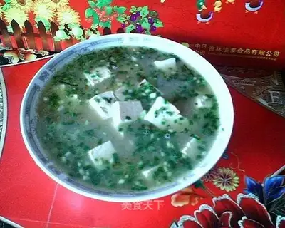 Miso soup tofu
