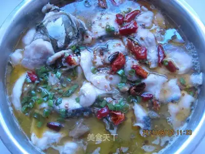 fish with Chinese sauerkraut