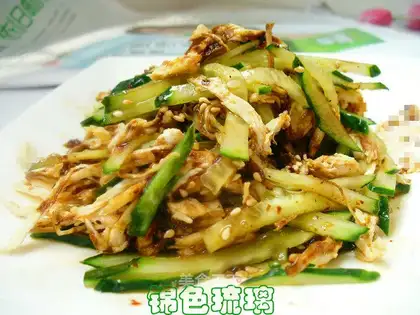 Bangbang chicken shredded