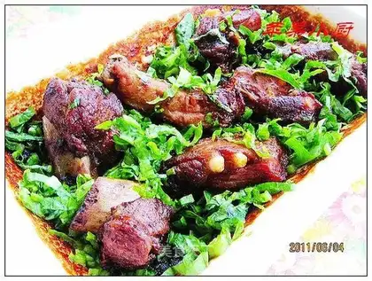 Stewed pork ribs with black bean sauce
