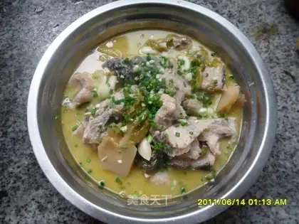 fish with Chinese sauerkraut