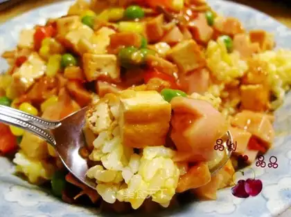 Mapo bean diced rice