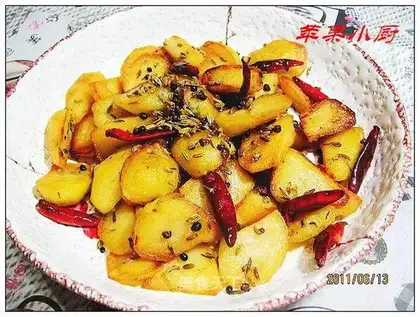 Spicy cumin potatoes