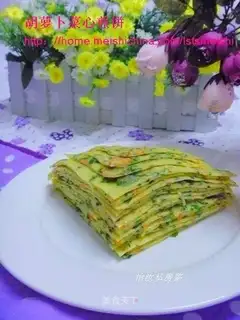 Carrots and vegetable pancakes
