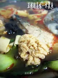 boiled fish