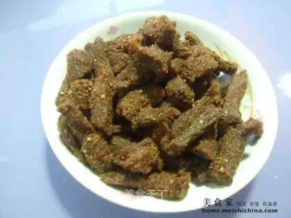 Oven version of dried beef jerky