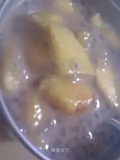 Yellow peach chocolate milk tea