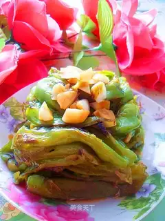 Tiger skin green pepper