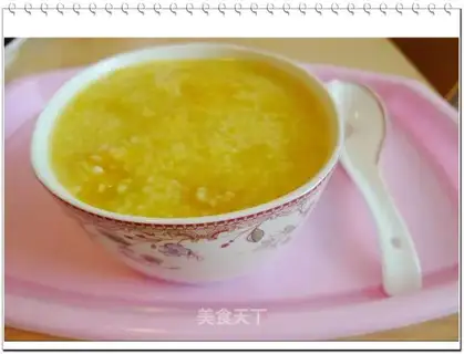 Millet and pumpkin porridge