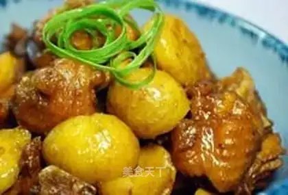 Chestnut chicken nuggets