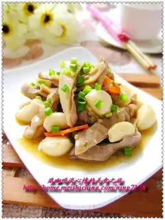 Garlic tripe strips