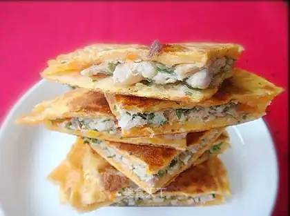 Shrimp meat pie