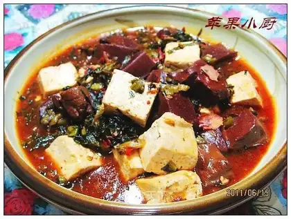 Mapo Mandarin duck tofu