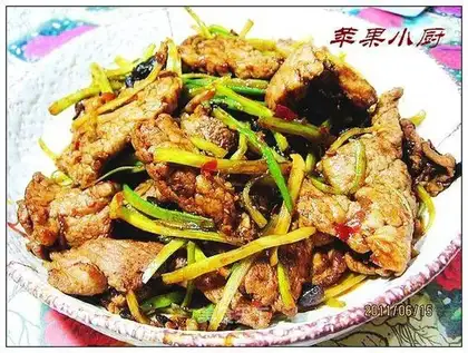 fried pork with black bean and salt