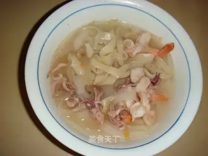 Seafood handmade noodles