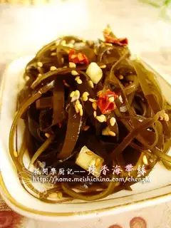 Spicy seaweed shredded