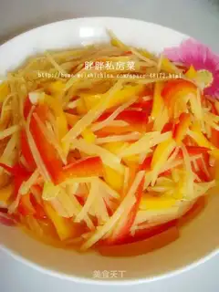 Vinegar shredded potatoes