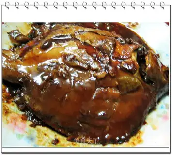 roasted pomfret in soy sauce