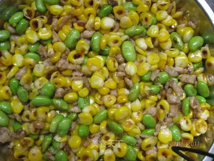 diced corn chicken