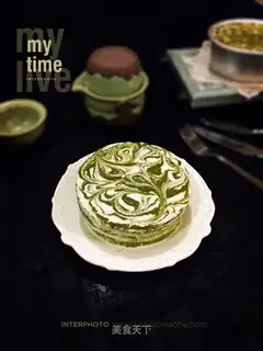 Fresh tea mousse cake