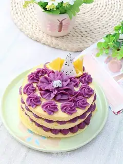 Vulcan naked cake