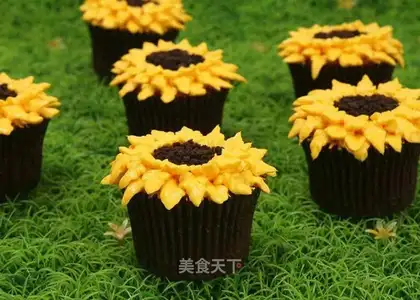 Sunflower fencake