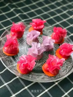 Double crystal shrimp dumplings
