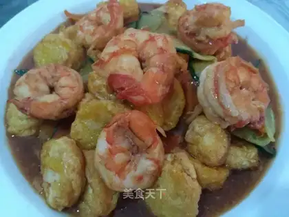 Shrimp tofu