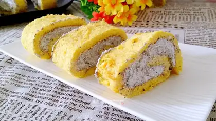 Pumpkin rolls of seaweed butter