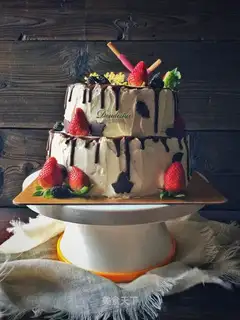 Double cream cake