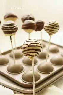 Chocolate lollipop cake