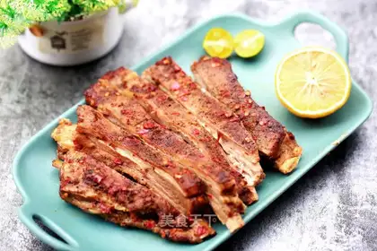 Black pepper lamb chops