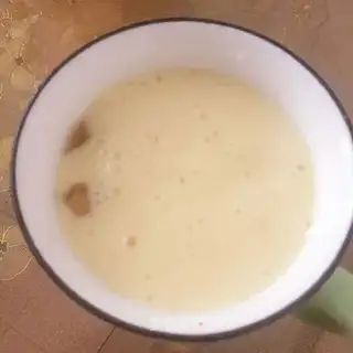 Milk mango juice