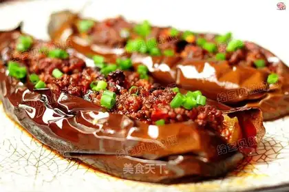 Garlic pasta roast eggplant