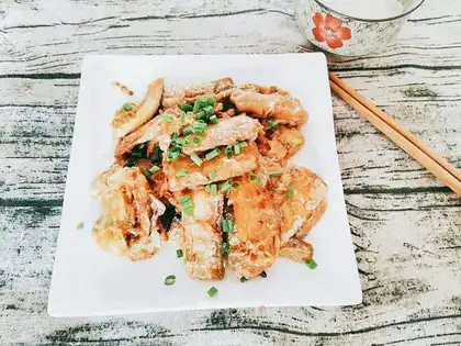 Red-fried fish