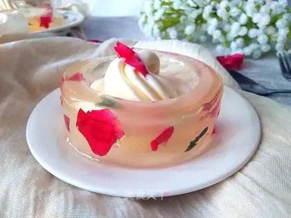 Crystal ice cream jelly cups