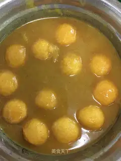 Curry eggs