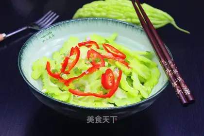 A cold, bitter melon