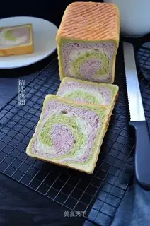 Rainbow toast