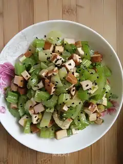 Celery with beans