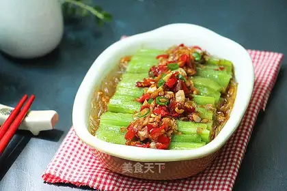 Garlic fan silk melon