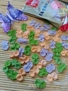 Colored butterflies