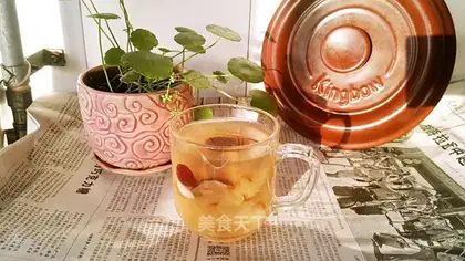 Peach gel for porridge